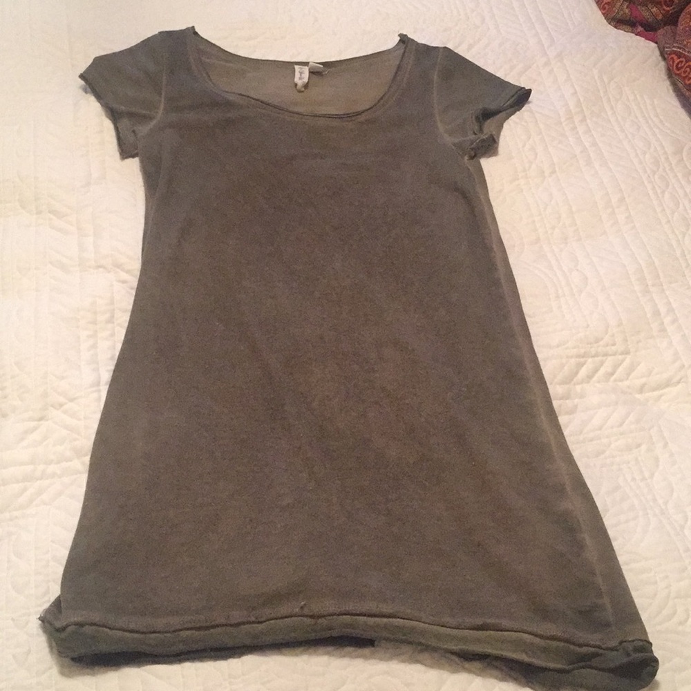 Faded hunter green cotton Altar’d State dress
